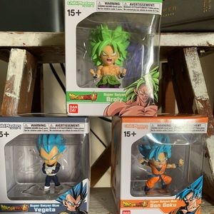 NIB Dragonball Z Chibi masters figurines